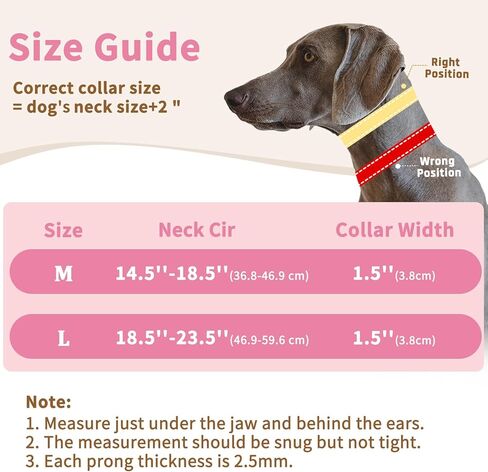 Mayerzon Martingale Dog Collar for Pulling, Patented No Pull Training Walking Collar with Buckle for Medium Large Dogs Bulldog Pitbull German Shepherd, Reflective, Adjustable, Heavy-Duty(M, Hot Pink) in Saudi Arabia