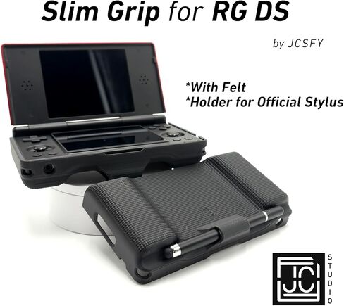 Grip for Anbernic RGDS Dual Screen Device Thick Comfort Grip with Felt Wrap Ergonomic RG Ds Handheld Custom by JCSFY (Slim) in Saudi Arabia
