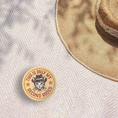 This is Only My Second Rodeo Sticker - Funny Western Cowboy Cat Decal for Hydroflask Water Bottle, Texas Quote Sticker for Cowgirls, Ranchers, Horse Lovers, Rodeo Queen in Saudi Arabia