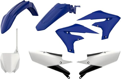 Polisport Motocross (MX) Replica Plastic Kit for Yamaha YZ 450F (2018-22) – OEM Quality, Durable, Flexible & Perfect Fit – Blue/White/Black in Kuwait