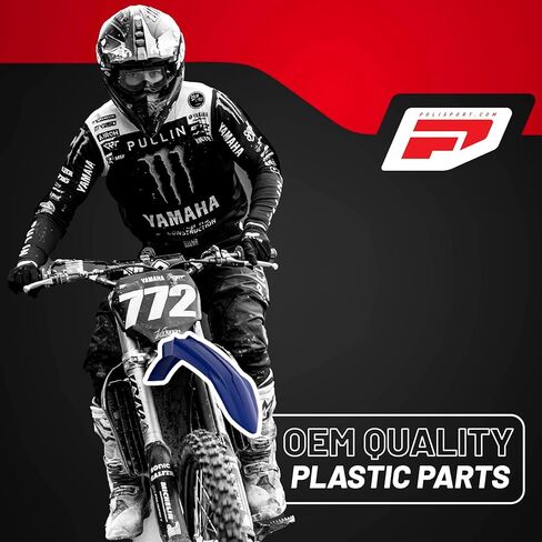 Polisport Motocross (MX) Replica Plastic Kit for Yamaha YZ 450F (2018-22) – OEM Quality, Durable, Flexible & Perfect Fit – Blue/White/Black in Kuwait