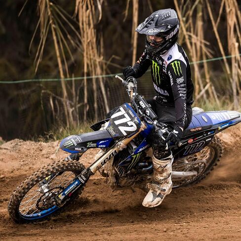 Polisport Motocross (MX) Replica Plastic Kit for Yamaha YZ 450F (2018-22) – OEM Quality, Durable, Flexible & Perfect Fit – Blue/White/Black in Kuwait