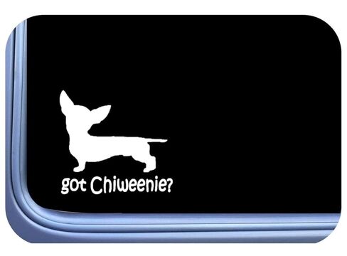 EZ-STIK Chiweenie Sticker Decal J810 6 inch in Saudi Arabia