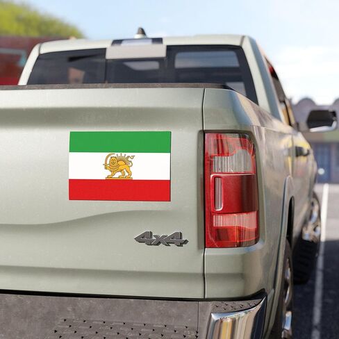 ملصق علم إيران 4×6 ملصق علم الشمس الأسد احتجاجًا ملصقات إيران المجانية in Saudi Arabia