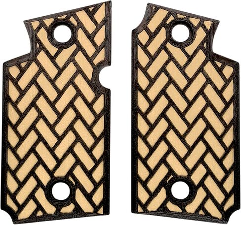 Desert Tan & Black Weave Printed Sig Sauer P938 Grips in Saudi Arabia