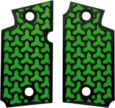 Green & Black Fusion Printed Sig Sauer P938 Grips in Saudi Arabia