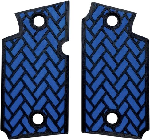 Blue & Black Weave Printed Sig Sauer P938 Grips in Saudi Arabia