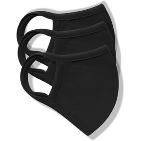 أقنعة وجه قطنية - مصنوعة من القطن العضوي الفاخر، أقنعة وجه من القماش الناعم قابلة لإعادة الاستخدام وقابلة للغسل 3/6 قطعة in Kuwait