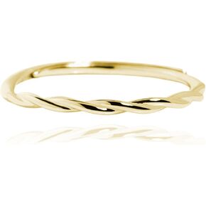 Meissa 925 Sterling Silver Stackable Ring for Women Dainty Simple Minimalis Bands Pinky Pure Silver Rings Thumb Ring Index Ring Size 3-10 in Kuwait