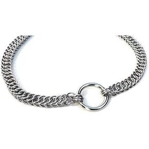 Androgothic Stainless Steel Chainmaille Choker in Saudi Arabia