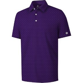 ZITY Select Golf Shirts for Men Short Sleeve UPF 50+ Print Performance Polo Moisture Wicking Funny Golf Collared Shirts in Saudi Arabia