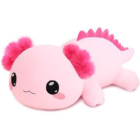 TOYSYM Weighted Stuffed Animals, Axolotl Stuffed Animal with Weighted Beads, Cute Plush Toy Pillow Gifts for Adults Kids Boys Girls in Kuwait