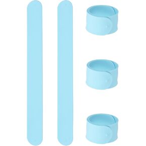 uxcell Silicone Slap Bracelets Bulk Snap Wristbands Bracelets Multicolor Bands Wraps for Party Favors, Classroom Reward, DIY Painting Crafts in Kuwait