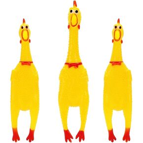 POPLAY Screaming Chicken, Squeaky Chicken Dog Toys Gag Gifts Prank in Saudi Arabia