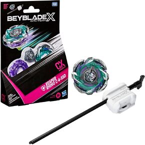 مجموعة BEY BLADE X Reaper Rhino C 4-55D CX للمبتدئين، لعبة Takara Tomy Defense Type Top وقاذفة، ألعاب ألعاب القتال، للأعمار من 8 سنوات فما فوق in Kuwait
