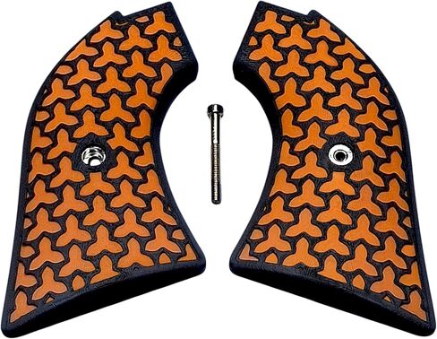 Orange & Black Fusion Printed Heritage Rough Rider Grips in Saudi Arabia