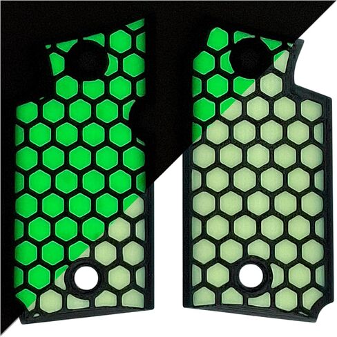 Glow in The Dark Honeycomb Printed Sig Sauer P938 Grips in Saudi Arabia