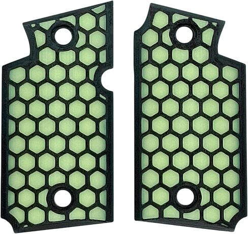 Glow in The Dark Honeycomb Printed Sig Sauer P938 Grips in Saudi Arabia