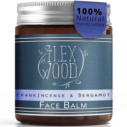 The Ilex Wood - Rose and Frankincense Face Cream - 100% Natural, Vegan, Moisturising, Anti Ageing, Wrinkle and Line Reducing Ingredients - 60ml (2.03 fl oz) in Saudi Arabia