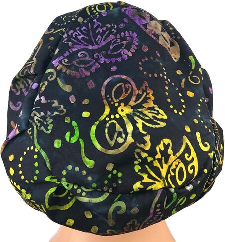 قبعة التنظيف الجراحية، قبعة الممرضات Euro Scrub، قبعات DK Scrub، Krewe Royal Batik in Kuwait