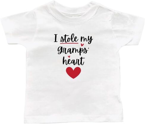 Gramps Themed Toddler T-Shirts, Grandson or Granddaughter Present, Kid Shirt, Valentine's in Saudi Arabia