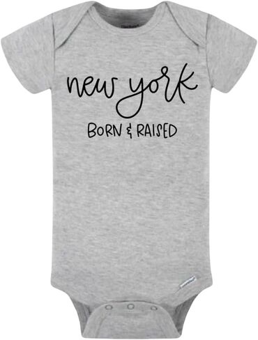 New York Born and Raised Baby Bodysuit in Saudi Arabia