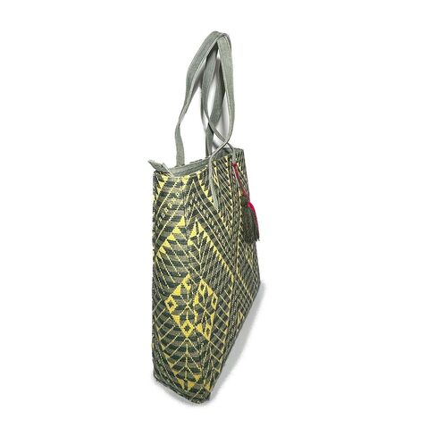 Tote Bag "Valentina", made by Jühue Artesanal, handmade bag made in Mexico, Red tote bag, hand embroidery, unique piece, embroidered tote bag, Mexican embroidery, Made in Mexico in Saudi Arabia