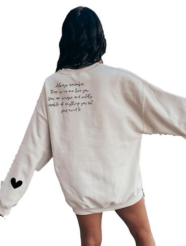 You Are Unique Sweatshirt, Positive Sweater, Mom Popular Sweater, Motivational Shirt, Positive Gift Idea, Love Yourself, Be Yourself in Saudi Arabia