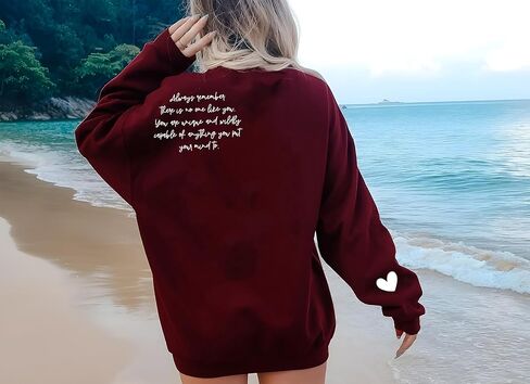 You Are Unique Sweatshirt, Positive Sweater, Mom Popular Sweater, Motivational Shirt, Positive Gift Idea, Love Yourself, Be Yourself in Saudi Arabia