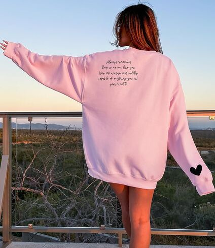 You Are Unique Sweatshirt, Positive Sweater, Mom Popular Sweater, Motivational Shirt, Positive Gift Idea, Love Yourself, Be Yourself in Saudi Arabia