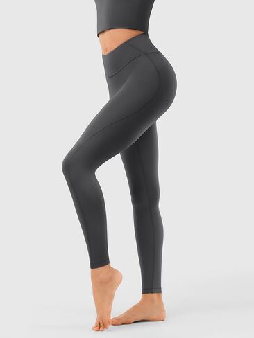 High Waisted Workout Leggings for Women with No Front Seam & Tummy Control, Sculpting Activewear for Yoga, Pilates & Running in Saudi Arabia