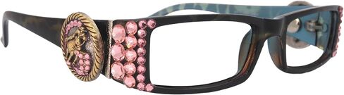 NY FIFTH AVENUE The Medallion, (Bling) Reading Glasses for Women W (Rose) European Crystals Barrel Racer Western Concho in Saudi Arabia