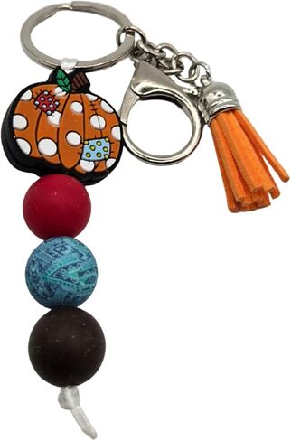Beaded key chain, themed beaded key chain, key holder, key ring, key holder with lobster claw in Saudi Arabia