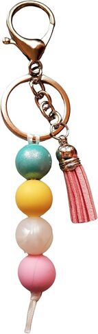 Beaded key chain, themed beaded key chain, key holder, key ring, key holder with lobster claw in Saudi Arabia