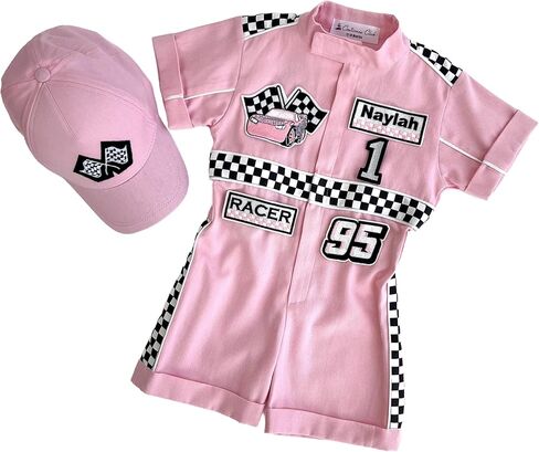 Handmade Race Car Driver Costume for Toddlers - Halloween Costume, Cars Boys Racing Outfit, Toddler Racer Suit in Saudi Arabia