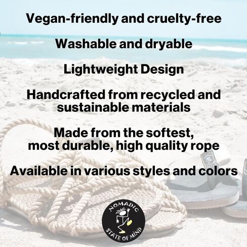 Nomadic State of Mind Cork Footbed Slide Sandals, Arch Support Slip-Ons, Lightweight Handmade Sustainable Rope Shoes, Men Women Unisex (Linen) in Saudi Arabia