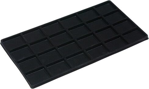 2 Black 12 Slot Pendant Jewelry Showcase Display Tray Inserts in Kuwait