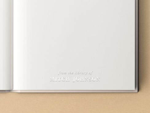 Personalized from The Library of Embosser Stamp, Custom This Book Belongs to Self-Inking Stamper, Mutiple Designs in Saudi Arabia