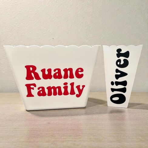 Personalized Custom Text Name Popcorn Bucket - Family Movie Night - Reusable - Retro Tub - Party Favors in Saudi Arabia