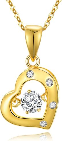 قلادة صليب صغيرة من الذهب الحقيقي عيار 18 قيراط للنساء | قلادة صليب إيمانية بسيطة من الذهب الأصفر مع سلسلة مجوهرات كوبية إيطالية هدية لها، والأم، والزوجة، والفتيات in Kuwait