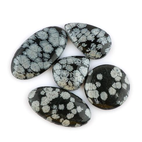 5pcs, Natural Prehnite Gemstones, Bulk Loose Cabochon Supplies for Jewelry Making, Wholesale Polished Stones, Chakra Healing Crystals, Wire Wrapping, Gem Collection in Saudi Arabia