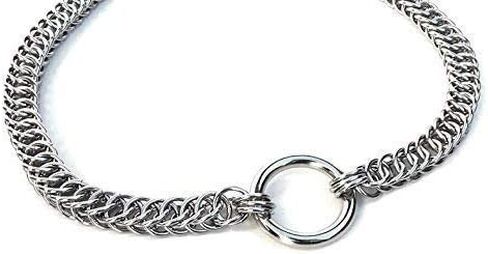 Androgothic Stainless Steel Chainmaille Choker in Saudi Arabia