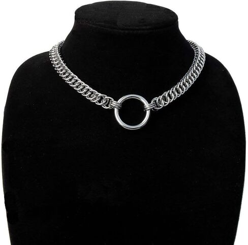 Androgothic Stainless Steel Chainmaille Choker in Saudi Arabia