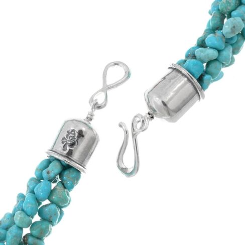 Alltribes Navajo Sonoran Gold Turquoise Mediterranean Coral Five Strand Nugget Necklace Closeout Last Call Limited Edition! 0423 in Saudi Arabia