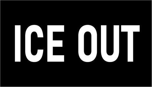 ملصق ICE Out مقاس 4×7 ملصقات احتجاج على الهجرة للرئيس ترامب in Kuwait