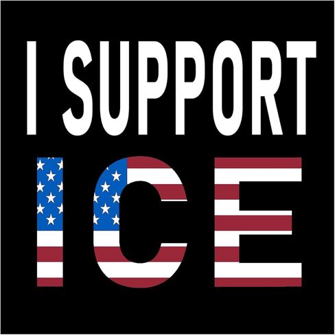 أنا أؤيد ملصق العلم الأمريكي ICE 4x4، قم بترحيل جميع الملصقات in Kuwait