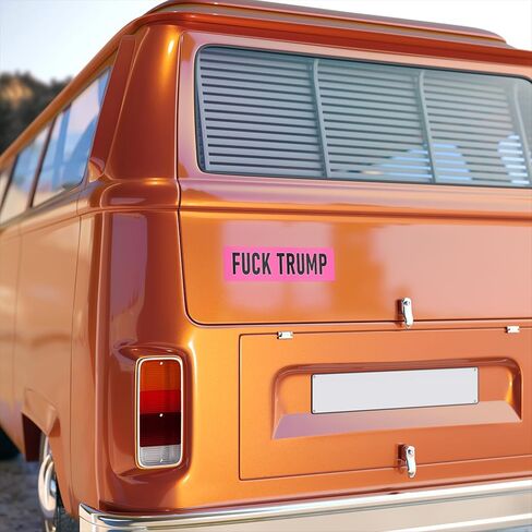 ملصق Pink Fuck Trump كبير مقاس 3×9 لحماية حقوق المرأة in Kuwait