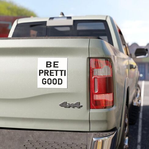 Be Pretti Good Sticker 4x4 Anti ICE Trump Protest Stickers in Saudi Arabia