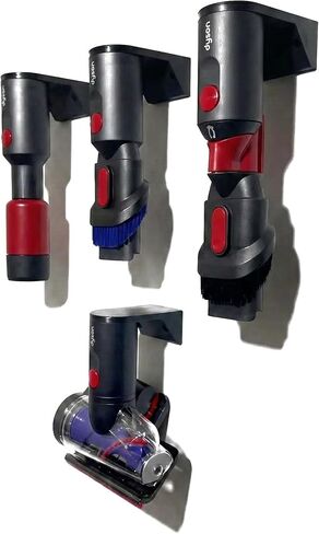 Organizer Compatible with Dyson V16 - Wall Mount Accessory Attachment Storage Rack Holder For 1 Tool (5, Black) in Saudi Arabia
