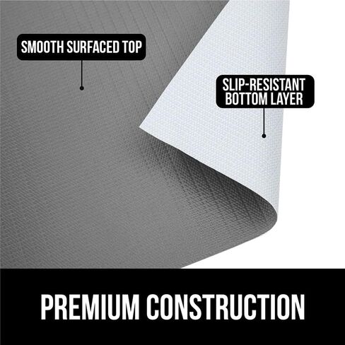 بطانة درج ناعمة من Gorilla Grip ومنظم أحذية فوق الباب، مقاس بطانة الدرج 12x20، غير لاصق، حامل الأحذية يتضمن 24 جيبًا، شبكي، كلاهما باللون الرمادي، حزمة من قطعتين in Kuwait